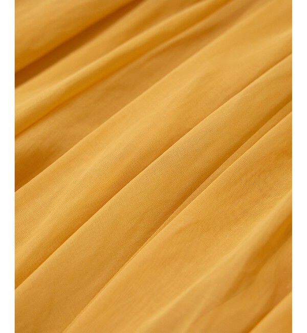 ROPE「コットンオーガンジーシアーボリュームスカート/イージーケア」|スカート|