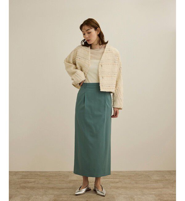 ROPE「【COFIL（コフィル）】シアーボートネックカットソー」|カーディガン|