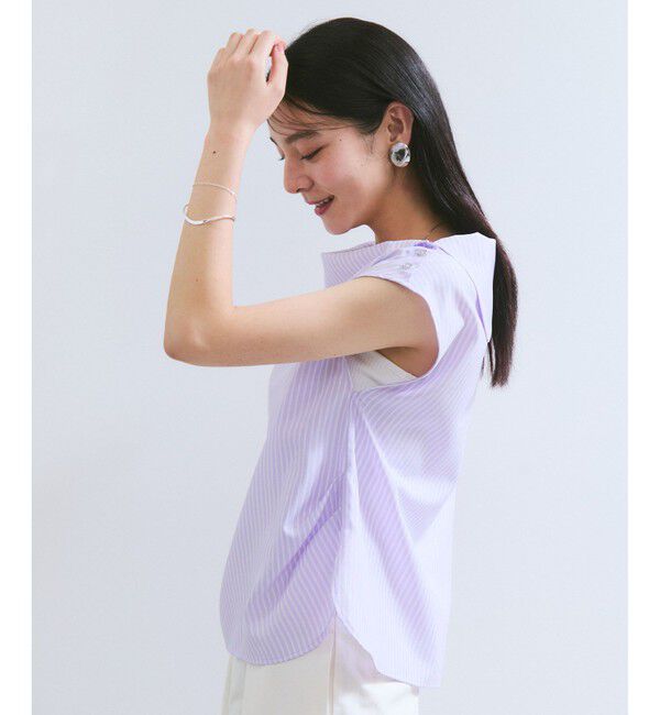 VIS「アシメオフショルブラウス」|シャツ・ブラウス|