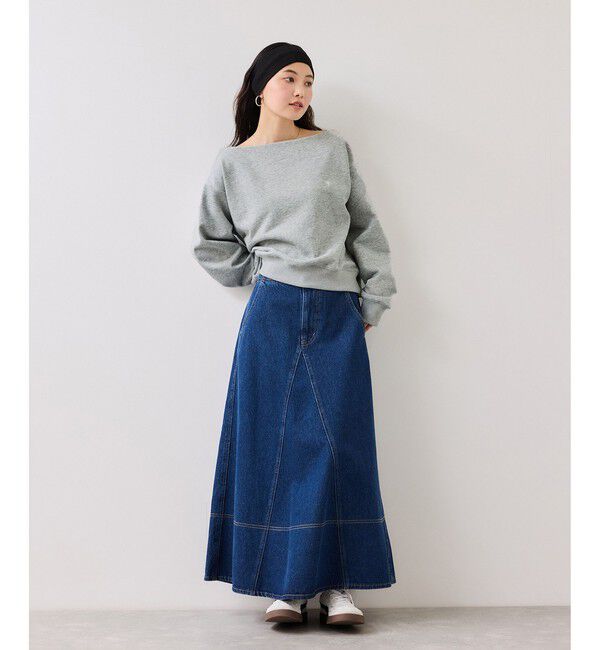 VIS「【POLO BCS】オフショルスウェットトップス/WEB限定カラー」|スウェット・ジャージ|