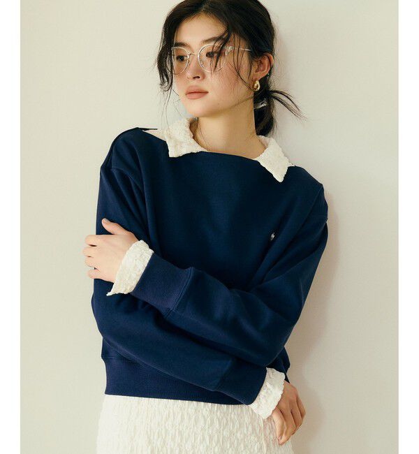 VIS「【POLO BCS】オフショルスウェットトップス/WEB限定カラー」|スウェット・ジャージ|