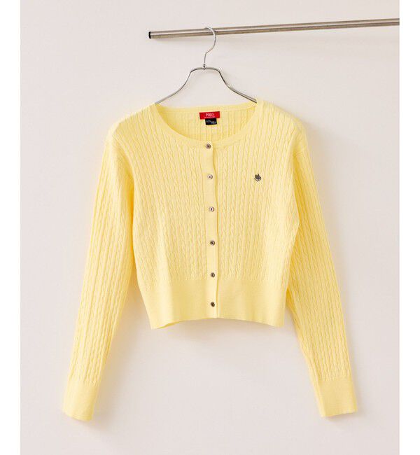 VIS「【POLO BCS】ミニケーブルノーカラーカーディガン」|カーディガン|