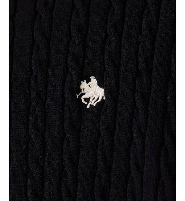 VIS「【POLO BCS】ミニケーブルノーカラーカーディガン」|カーディガン|