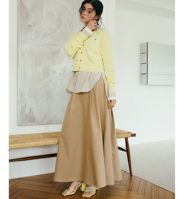 VIS「【POLO BCS】ミニケーブルノーカラーカーディガン」|カーディガン|