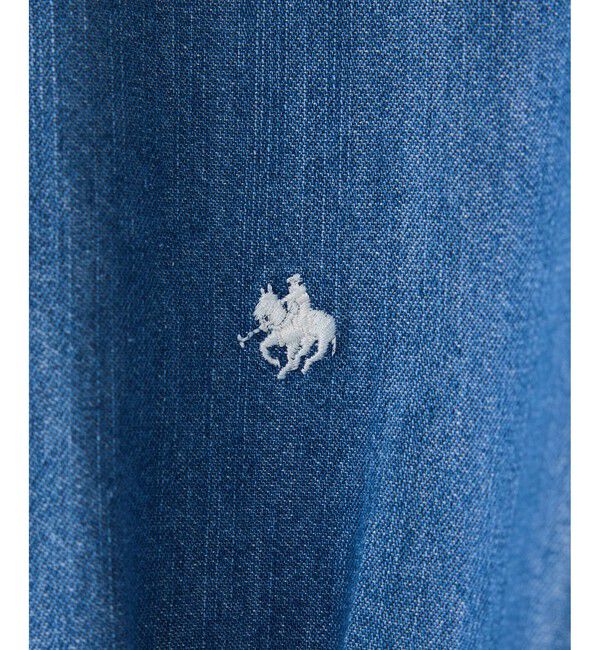 VIS「【POLO BCS】ベルト付きウエストタックシャツ/WEB限定カラー」|シャツ・ブラウス|