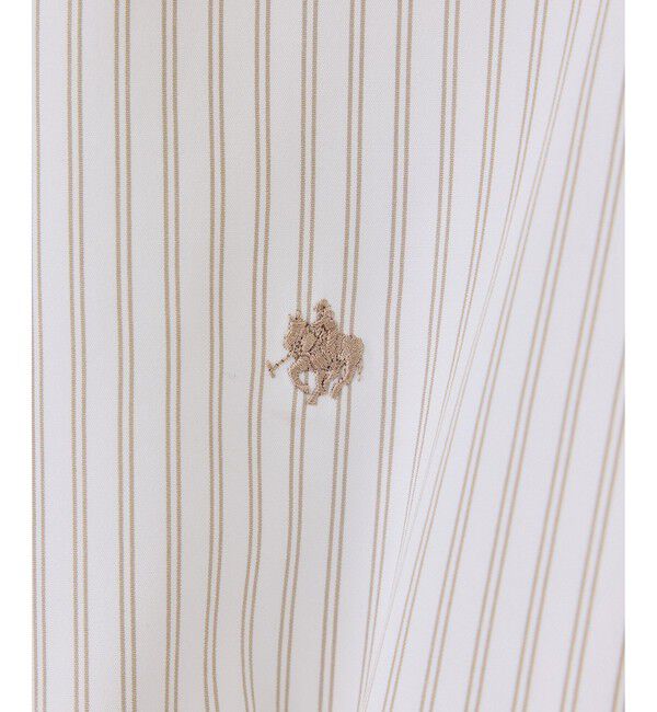 VIS「【POLO BCS】ベルト付きウエストタックシャツ/WEB限定カラー」|シャツ・ブラウス|