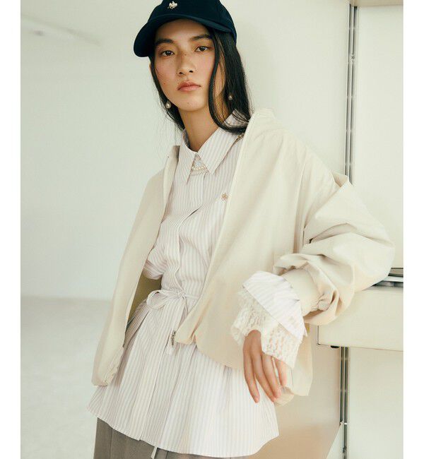 VIS「【POLO BCS】ベルト付きウエストタックシャツ/WEB限定カラー」|シャツ・ブラウス|