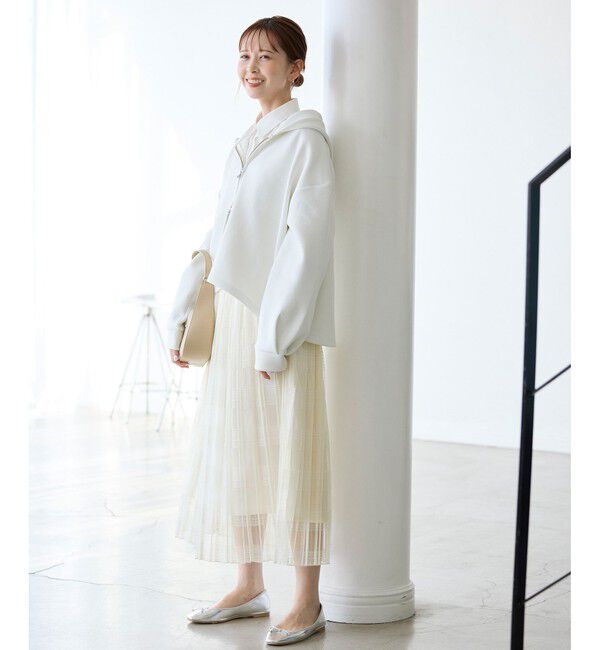 Rope&rsquo;Picnic「レースプリーツロングスカート」|スカート|