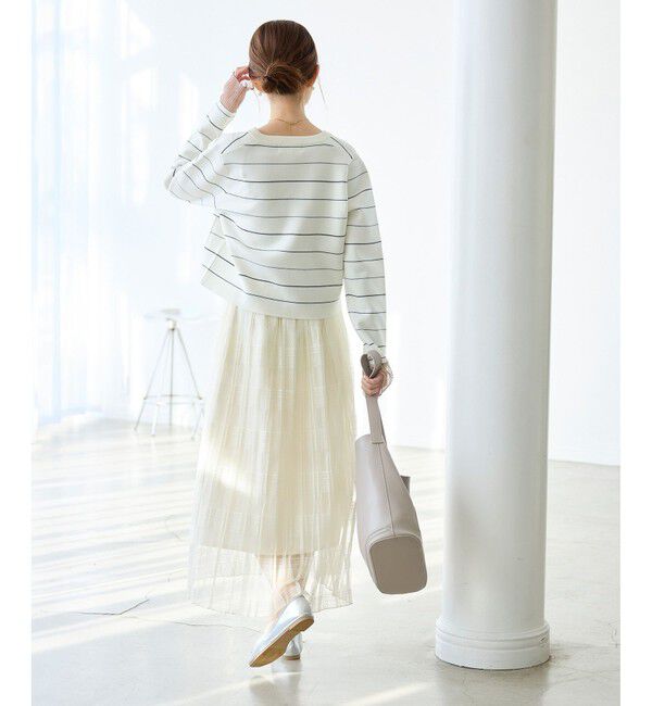 Rope&rsquo;Picnic「レースプリーツロングスカート」|スカート|