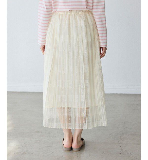 Rope&rsquo;Picnic「レースプリーツロングスカート」|スカート|