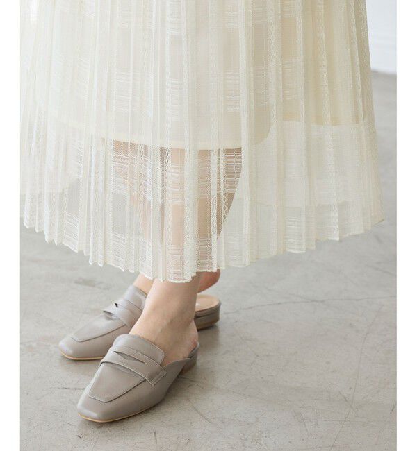 Rope&rsquo;Picnic「レースプリーツロングスカート」|スカート|