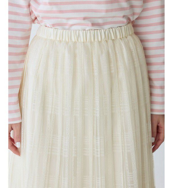 Rope&rsquo;Picnic「レースプリーツロングスカート」|スカート|