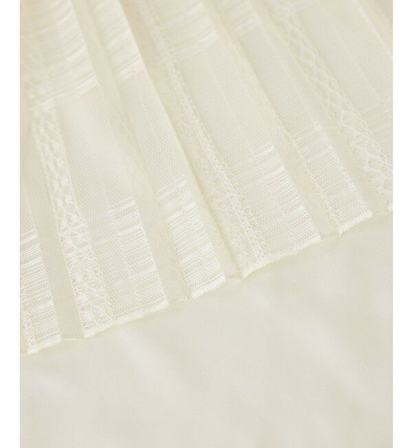 Rope&rsquo;Picnic「レースプリーツロングスカート」|スカート|