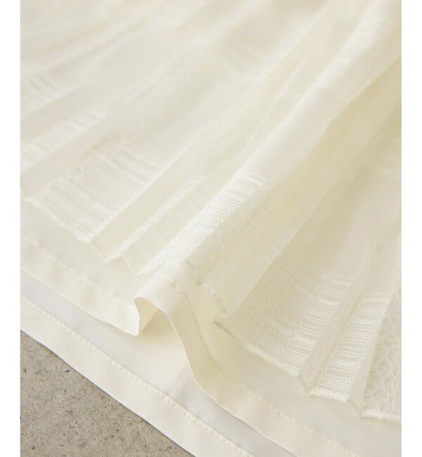 Rope&rsquo;Picnic「レースプリーツロングスカート」|スカート|