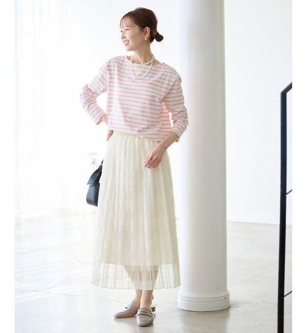 Rope&rsquo;Picnic「レースプリーツロングスカート」|スカート|