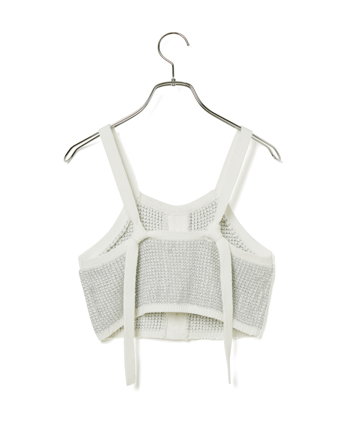 ADAM ET ROPE'「ラメパターンニットキャミ」|キャミソール|