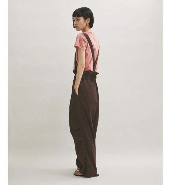 ADAM ET ROPE'「サスペンダーナイロンパンツ」|チノ|