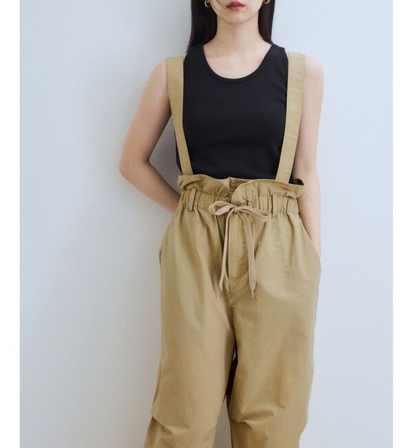 ADAM ET ROPE'「サスペンダーナイロンパンツ」|チノ|