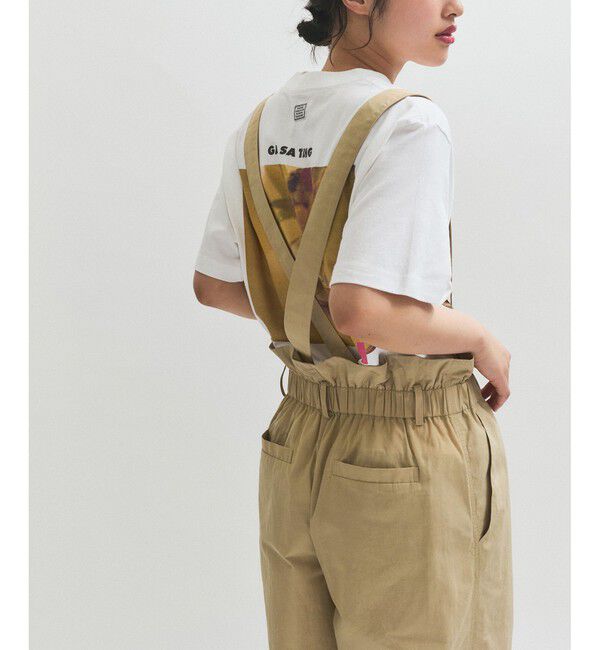 ADAM ET ROPE'「サスペンダーナイロンパンツ」|チノ|
