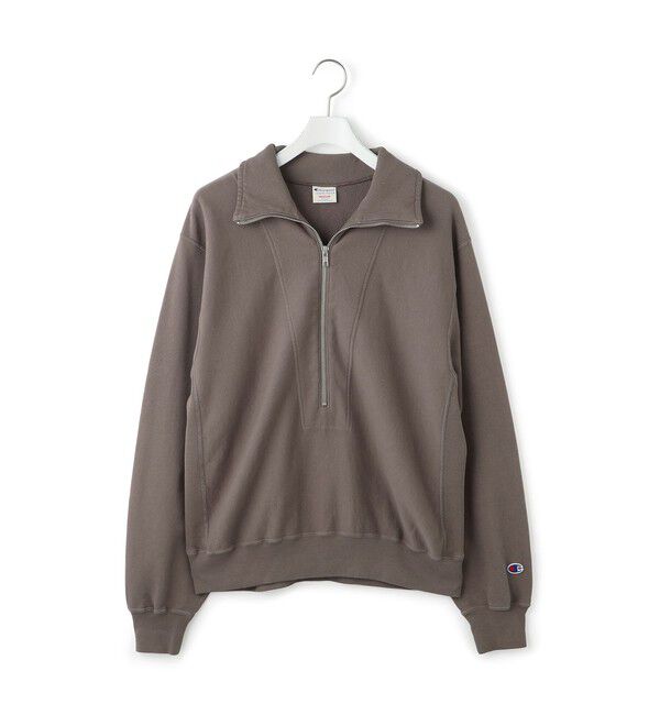 ADAM ET ROPE'「【Champion for ADAM ET ROPE'】別注 SWEAT HALF ZIP」|スウェット・ジャージ|