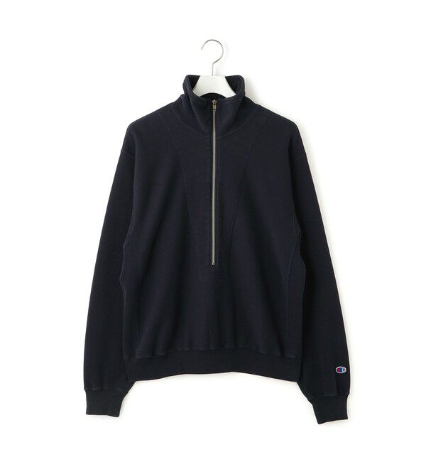 ADAM ET ROPE'「【Champion for ADAM ET ROPE'】別注 SWEAT HALF ZIP」|スウェット・ジャージ|
