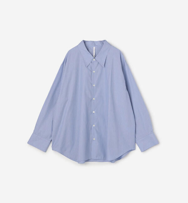  「SOPHIE TALKS ABOUT THE WEATHER | ストライプ オーバーサイズシャツ WOMEN」|シャツ・ブラウス|