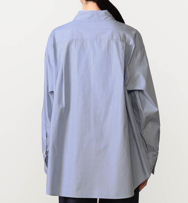  「SOPHIE TALKS ABOUT THE WEATHER | ストライプ オーバーサイズシャツ WOMEN」|シャツ・ブラウス|
