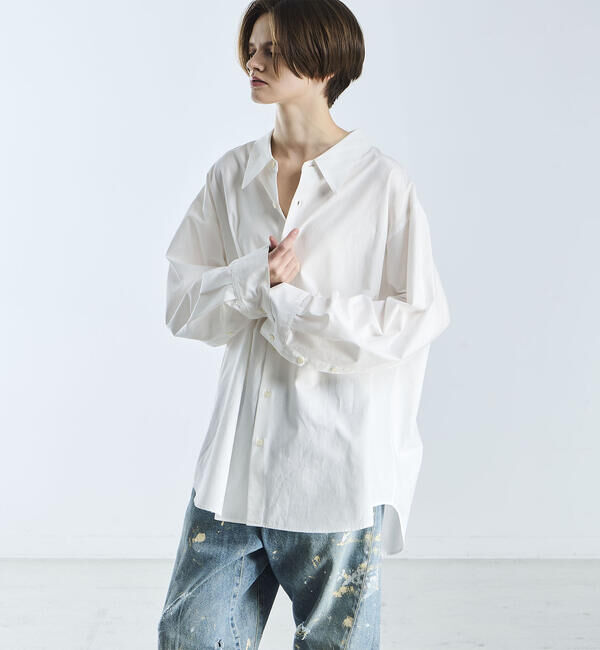 「SOPHIE TALKS ABOUT THE WEATHER | オーバーサイズシャツ WOMEN」|シャツ・ブラウス|