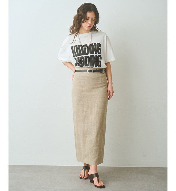  「リネンスカート」|スカート|