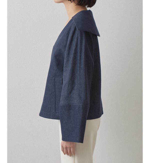 Drawing Numbers「【Drawing Numbers】コットンリネンデニムセーラージャケット」|その他|
