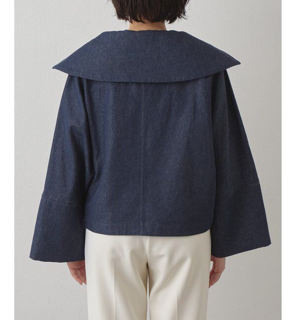 Drawing Numbers「【Drawing Numbers】コットンリネンデニムセーラージャケット」|その他|