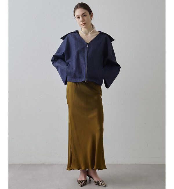 Drawing Numbers「【Drawing Numbers】コットンリネンデニムセーラージャケット」|その他|