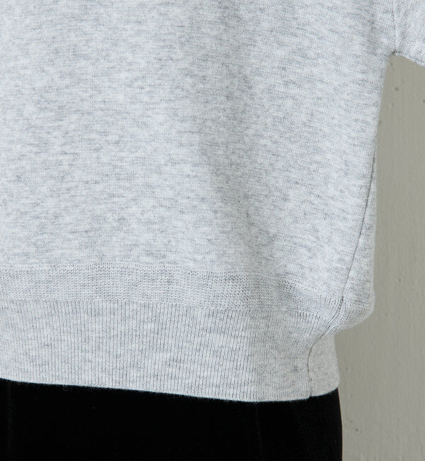  「ジップスウェットライクニット」|ニット・セーター|