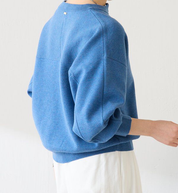  「ジップスウェットライクニット」|ニット・セーター|