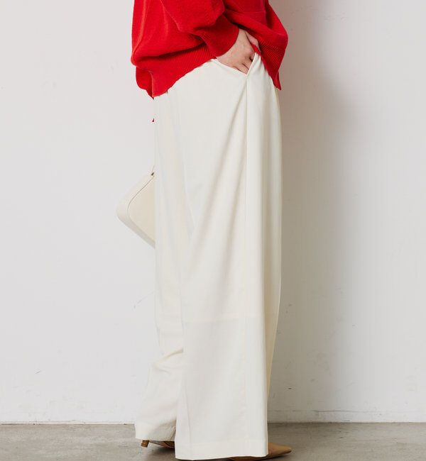  「ジャージワイドパンツ」|チノ|