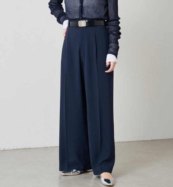  「ジャージワイドパンツ」|チノ|