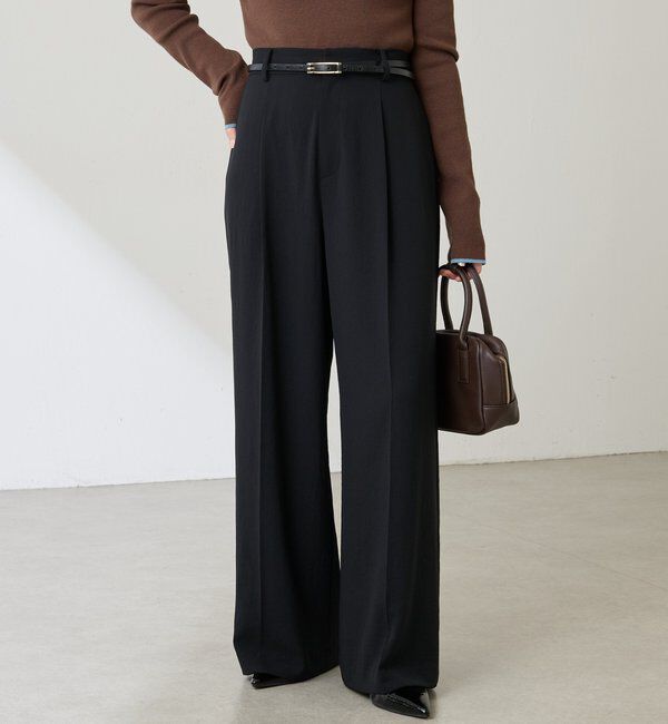  「ジャージワイドパンツ」|チノ|