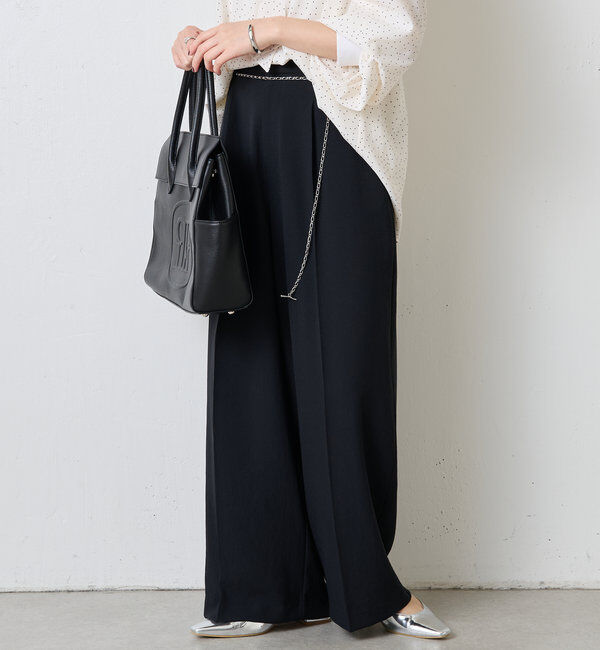  「ジャージワイドパンツ」|チノ|