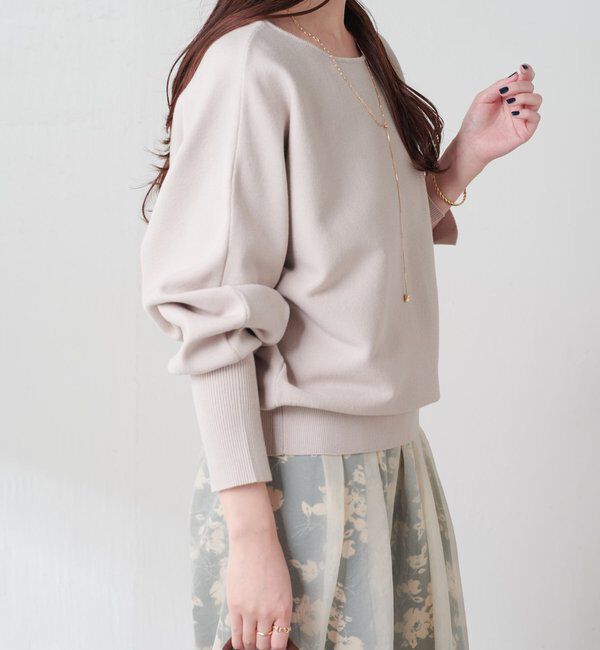  「袖リブ２WAYドルマンニット」|ニット・セーター|