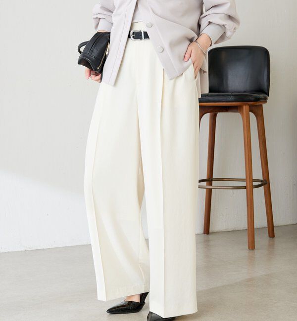  「ジャージワイドパンツ」|チノ|