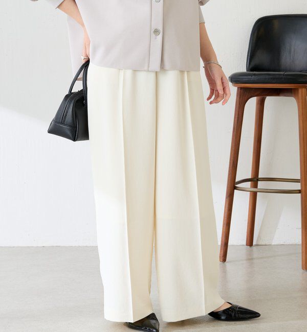  「ジャージワイドパンツ」|チノ|