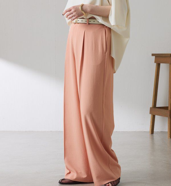  「ジャージワイドパンツ」|チノ|