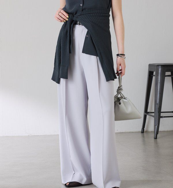  「ジャージワイドパンツ」|チノ|