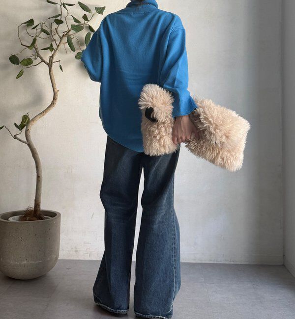  「ウール混タートルチュニック」|ニット・セーター|