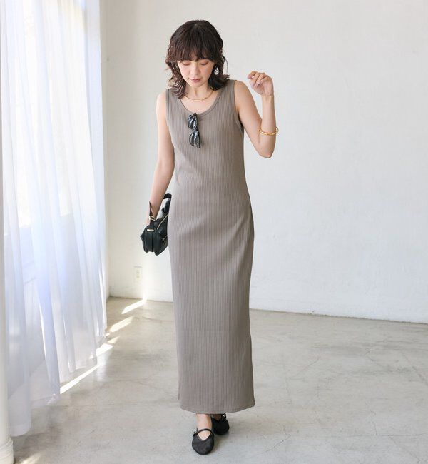  「予約【シリーズ累計販売数一万枚突破！】2WAYリブタンクワンピース」|ワンピース|