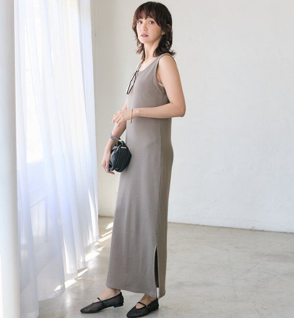  「予約【シリーズ累計販売数一万枚突破！】2WAYリブタンクワンピース」|ワンピース|