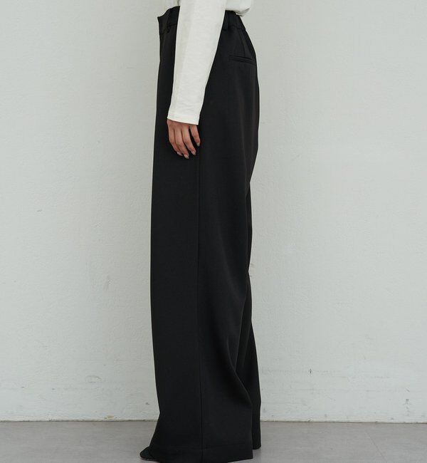  「【美シルエット】【手洗い可】タックワイドパンツ２」|チノ|
