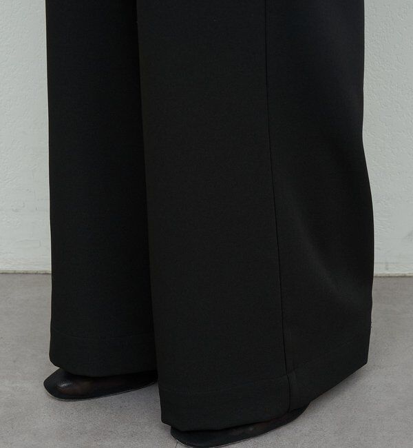  「【美シルエット】【手洗い可】タックワイドパンツ２」|チノ|