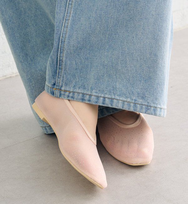  「シャイニーチュールパンプス」|パンプス|