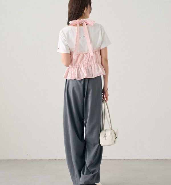  「バックロゴプリントちびTシャツ」|Tシャツ・カットソー|